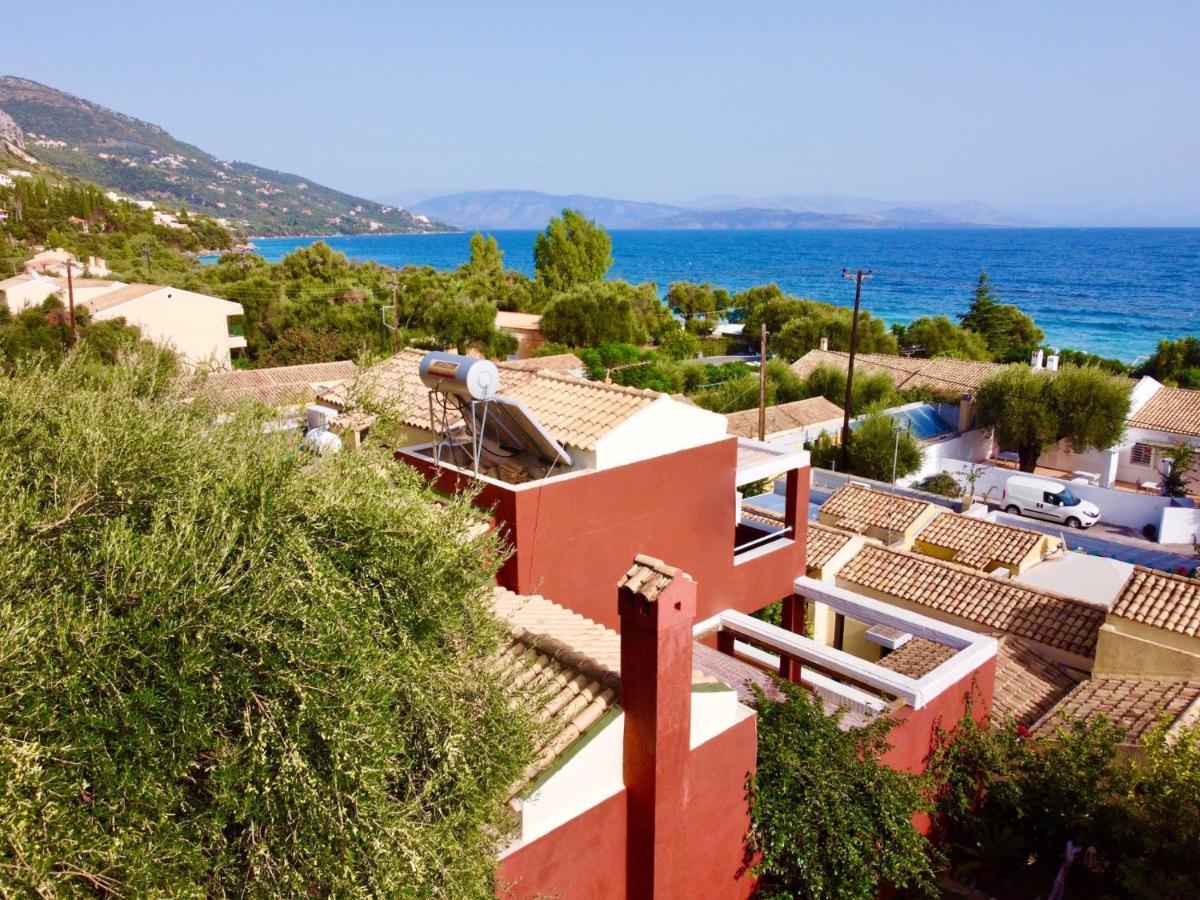 Barbati Beach Minivillas With Pool By Dadovillas Extérieur photo