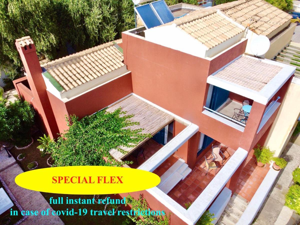 Barbati Beach Minivillas With Pool By Dadovillas Extérieur photo